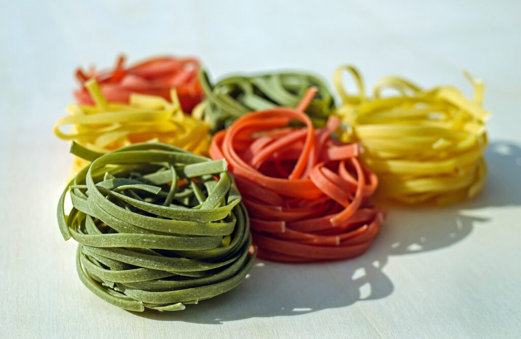 tagliatelle, pasta, noodles
